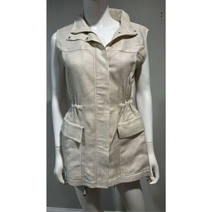 Akris Linen Sleeveless Vest Size 8